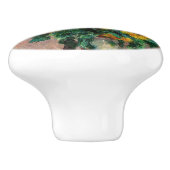 Claude Monet - Bouquet der Sonnenblumen Keramikknauf (Seitenansicht)