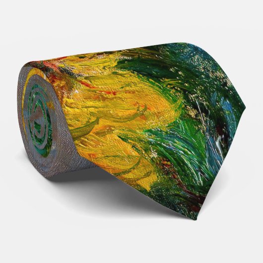 Claude Monet - Bouquet der Sonnenblumen Krawatte (Gerollt)