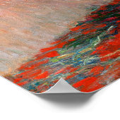 Claude Monet - Bouquet der Sonnenblumen Poster (Ecke)