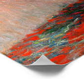 Claude Monet - Bouquet der Sonnenblumen Poster (Ecke)