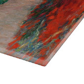 Claude Monet - Bouquet der Sonnenblumen Schneidebrett (Ecke)