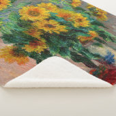 Claude Monet - Bouquet der Sonnenblumen Sherpadecke (3/4)