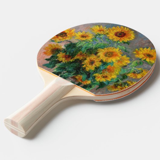 Claude Monet - Bouquet der Sonnenblumen Tischtennis Schläger (Vorderseite)