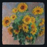 Claude Monet - Bouquet der Sonnenblumen Töpfeuntersetzer<br><div class="desc">Bouquet of Sunflowers / Bouquet de tournesols - Claude Monet,  Oil on Leinwand,  1881</div>