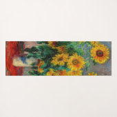 Claude Monet - Bouquet der Sonnenblumen Yogamatte (Rückseite (Horizontal))