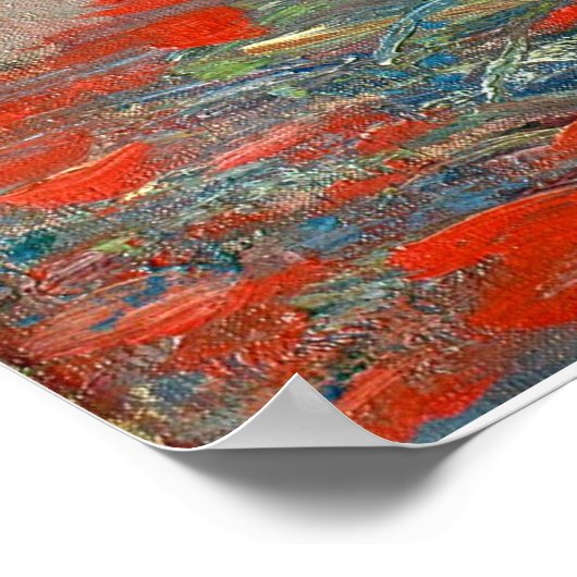 Claude Monet_Bouquet von Sonnenblumen - Poster (Ecke)