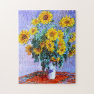 Claude Monet Bouquet von Sonnenblumen Puzzle