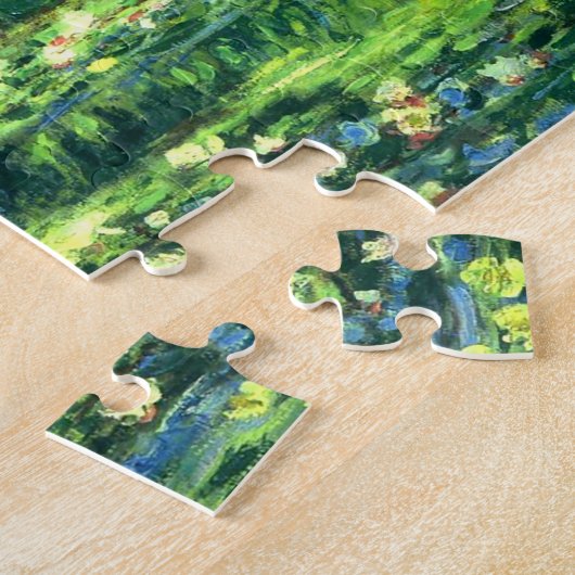 Claude Monet: Brücke über einem Teich der Puzzle (Seite)