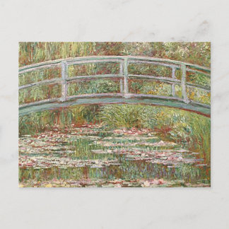 Claude Monet - Brücke über einen Teich der Lilien Postkarte