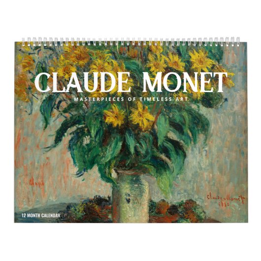 Claude Monet Calendar Kalender (Titelbild)