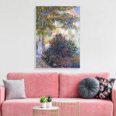Claude Monet Camille im Garten von Argenteuil Leinwanddruck (Insitu (Wohnzimmer))