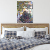 Claude Monet Camille im Garten von Argenteuil Leinwanddruck (Insitu (Schlafzimmer))