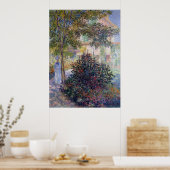 Claude Monet Camille im Garten von Argenteuil Poster (Küche)