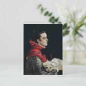 Claude Monet | Camille Monet Postkarte (Stehend Vorderseite)