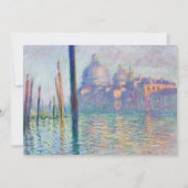 Claude Monet - Canal Grande, Venedig Dankeskarte (Vorderseite)