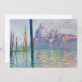 Claude Monet - Canal Grande, Venedig Einladung (Vorne/Hinten)