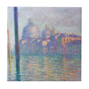 Claude Monet - Canal Grande, Venedig Fliese