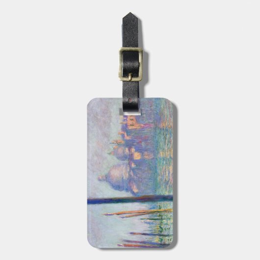 Claude Monet - Canal Grande, Venedig Gepäckanhänger (Vorderseite vertikal)