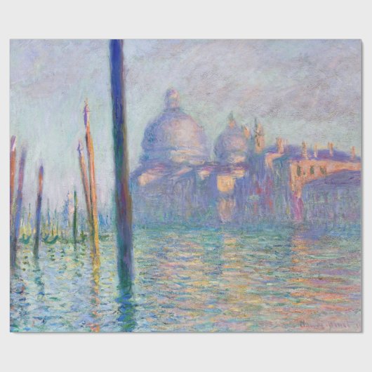 Claude Monet - Canal Grande, Venedig Geschenkpapier (Flach)