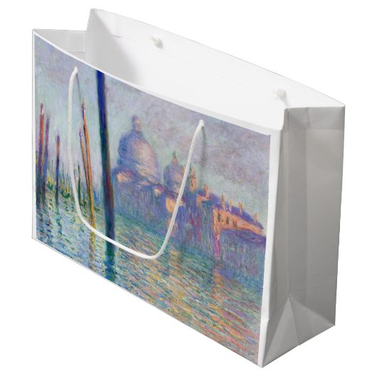 Claude Monet - Canal Grande, Venedig Große Geschenktüte (Vorderseite Schrägansicht)