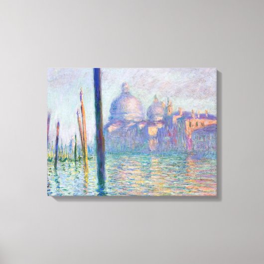 Claude Monet - Canal Grande, Venedig Leinwanddruck (Vorderseite)