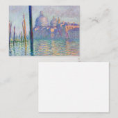 Claude Monet - Canal Grande, Venedig Mitteilungskarte (Vorne/Hinten)