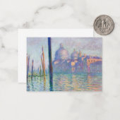 Claude Monet - Canal Grande, Venedig Mitteilungskarte (Vorderseite/Rückseite Beispiel)