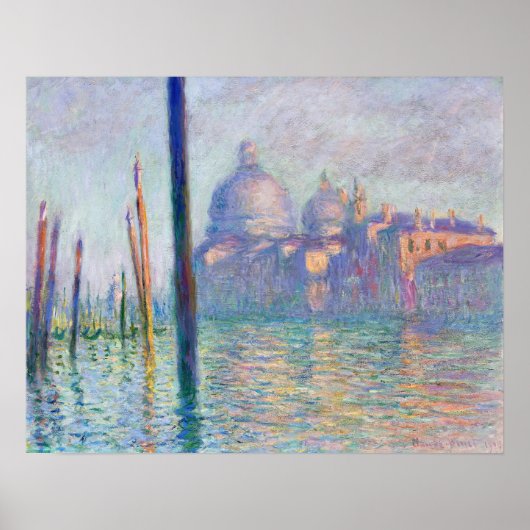 Claude Monet - Canal Grande, Venedig Poster (Vorne)