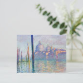 Claude Monet - Canal Grande, Venedig Postkarte (Stehend Vorderseite)
