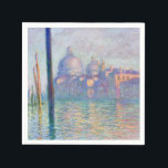 Claude Monet - Canal Grande, Venedig Serviette<br><div class="desc">Der Canale Grande,  Venedig - Claude Monet,  Oil on Leinwand,  1908</div>