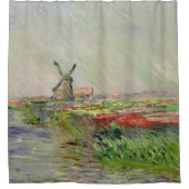 Claude Monet Champs de tulipes en Hollande Duschvorhang (Vorderseite)