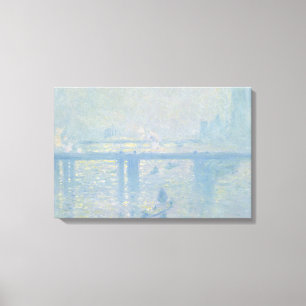 Claude Monet - Charing Cross Bridge Leinwanddruck