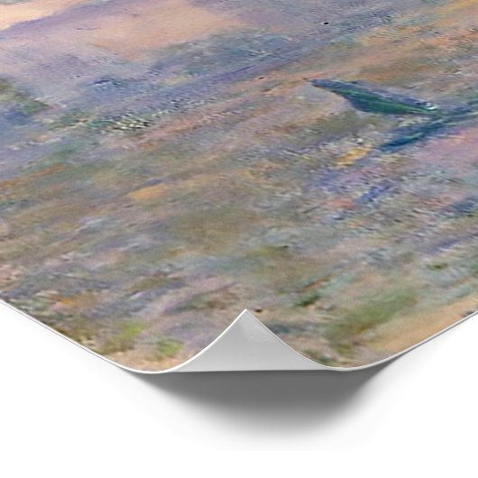 Claude Monet Charing Cross Bridge Poster (Ecke)