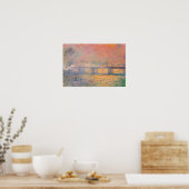 Claude Monet Charing Cross Bridge Poster (Küche)
