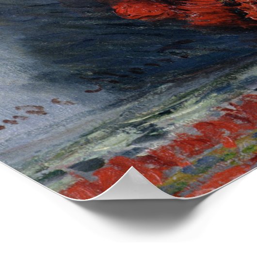 Claude Monet | Chrysanthemas, 1878 Poster (Ecke)