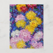 Claude Monet - Chrysanthemen Postkarte (Vorderseite)