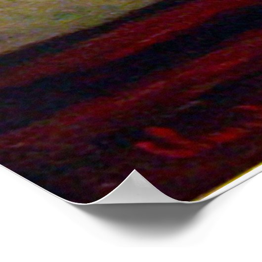 Claude Monet_Chrysanthemum Blume - Poster (Ecke)