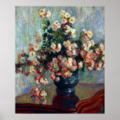 Claude Monet_Chrysanthemum Blume - Poster (Vorne)