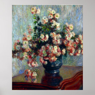 Claude Monet_Chrysanthemum Blume - Poster