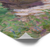 Claude Monet Classic Outdoor Malerei und Lesen Poster (Ecke)