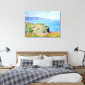 Claude Monet: Cliff in der Nähe von Pourville Leinwanddruck (Insitu (Schlafzimmer))