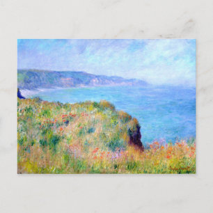 Claude Monet: Cliff Near Pourville Postkarte