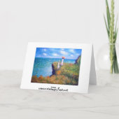 Claude Monet: Cliff Walk at Pourville Karte (Rückseite)