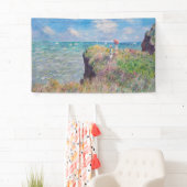 Claude Monet - Cliff Walk in Pourville Banner (Insitu)