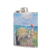 Claude Monet - Cliff Walk in Pourville Flachmann (Links)