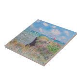 Claude Monet - Cliff Walk in Pourville Fliese (Seite)