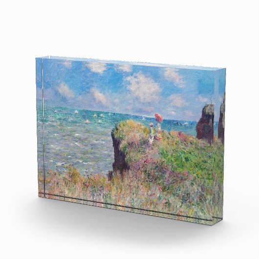 Claude Monet - Cliff Walk in Pourville Fotoblock (Rechts)