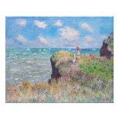 Claude Monet - Cliff Walk in Pourville Fotodruck (Vorne)