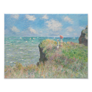 Claude Monet - Cliff Walk in Pourville Fotodruck