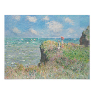 Claude Monet - Cliff Walk in Pourville Fotodruck